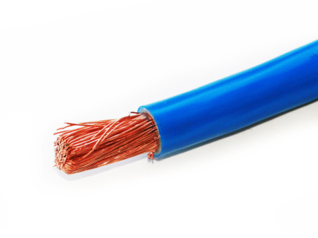 Силовой кабель ПУГВ 25 синий/голуб. (ГОСТ)