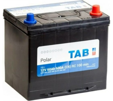 Автомобильный аккумулятор TAB Polar 6СТ-60.0 - 60Ач (яп. ст.бортик обратная) 56068