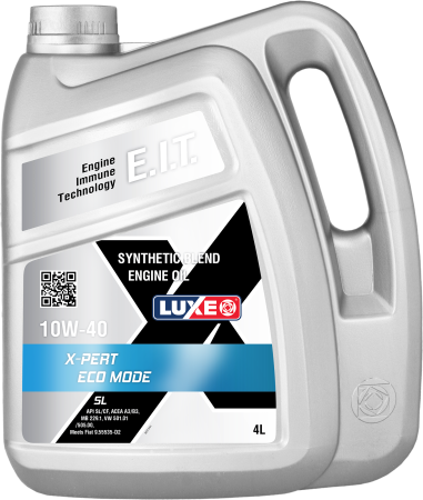 Моторное масло Luxe X-Pert ECO MODE API SL 10W40 4л 30373