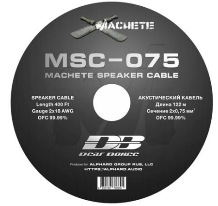 Акустический кабель Machete MSC-075 0.75мм²