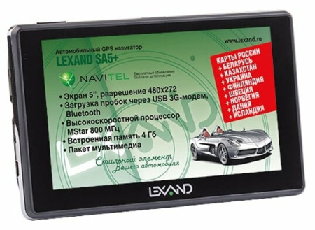 Навигатор Lexand SA5 