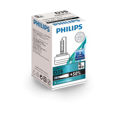 Ксеноновая лампа Philips D3S 42V 35W (PK32d-5) X-tremeVision 42403XVC1