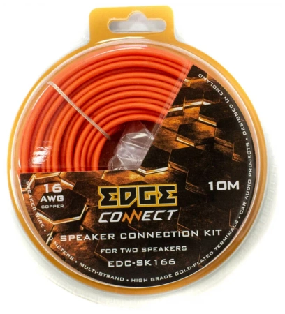 Набор проводов EDGE EDC-SK166 16GA 10м