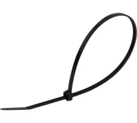 Стяжки nylon 4*250мм чёрный Rexant 07-0251