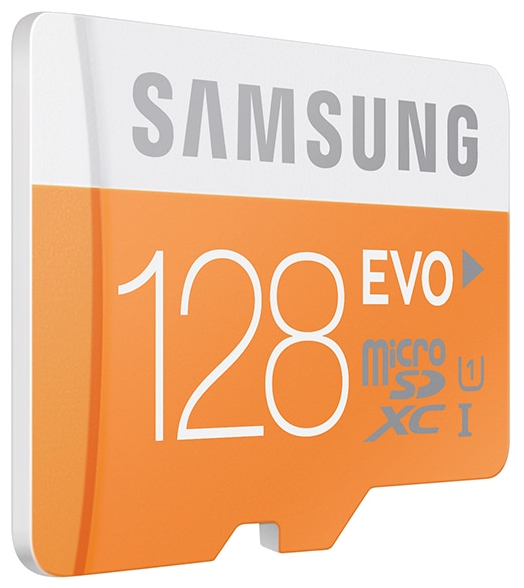 Карта памяти Samsung EVO microSDXC 128Gb Class 10 UHS-I U1   SD adapter (MB-MP128DA/RU) в интернет-магазине 12 Вольт