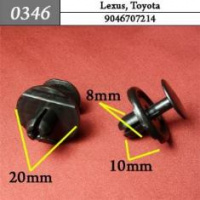 0346 Автокрепеж для Lexus, Toyota