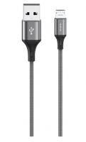 Кабель Olmio Basic USB 2.0 - microUSB 1.2м 2.1А серый