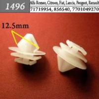 1496 Автокрепеж для Alfa Romeo, Citroen, Fiat, Lancia, Peugeot, Renault