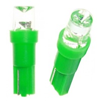 Светодиод 12V T5-01 (1LED) W1,2W Base:W2,0 х4,6d 0.13W 1.8lm конус зеленый Nord Yada 900279