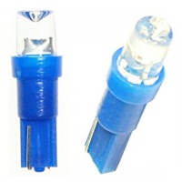 Светодиод 12V T5-01 (1LED) W1,2W Base:W2,0 х4,6d 0.13W 0.4lm конус синий Nord Yada 900278