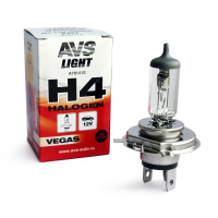 Галогенная лампа AVS H4 Vegas 12V 55W (A78141S)