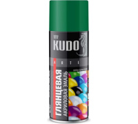 Автоэмаль Kudo акриловая зеленая RAL6029 520мл KU-A6029