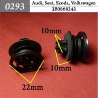 0293 Автокрепеж для Audi, Seat, Skoda, Volkswagen