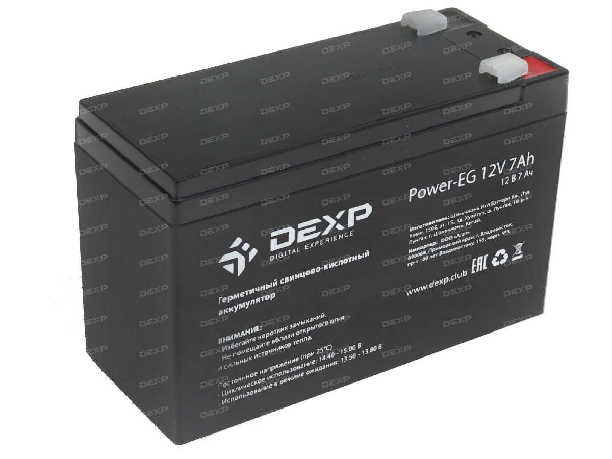 Аккумуляторная батарея Dexp Power-EG 12V 7.0Ah в 12 Вольт | 41581