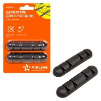 Держатель для 4 проводов (2шт в комплекте) AIRLINE AEBJ302