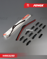 Щетка стеклоочистителя 53см бескаркасная Fenox WB53230