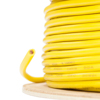 Силовой кабель SWAT SPW-8Y 8Ga/8мм желтый