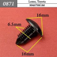 0871 Автокрепеж для Lexus, Toyota