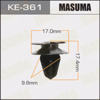 Клипса крепежная Masuma KE361