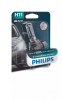 Галогенная лампа Philips H11 12V 55W (PGJ19-2) X-Treme Vision Pro150 12362XVPB1