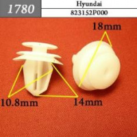 1780 Автокрепеж для Hyundai