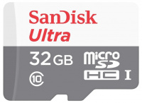 Карта памяти SanDisk Ultra microSDHC 32Gb UHS-I U1 Class 10 (SDSQUNB-032G-GN3MN)