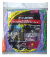 Салфетки микрофибра 25*25см AVS MF-6145 A78288S