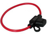 Держатель предохранителя (прорезин) кабель/16AWG пред-ль 20A ACV RM37-1513