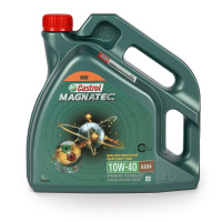 Моторное масло Castrol Magnatec A3/B4 10W-40 Dualock, полусинтетическое, 4л 15CA24