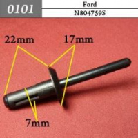 0101 Автокрепеж для Ford 6mm