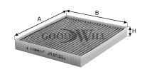 AG 464 CFC Фильтр салона угольный GoodWill