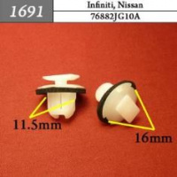 1691 Автокрепеж для Infiniti, Nissan