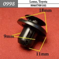 0998 Автокрепеж для Lexus, Toyota