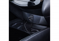 Bluetooth AUX Baseus витой провод Bluetooth 5,0 черный