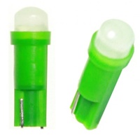Светодиод 12V T5-01 (1LED) COB W1.2W Base:W2.0-4.6d зеленый 0.24W 6lm Nord Yada 904710