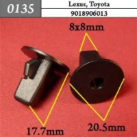 0135 Автокрепеж для Lexus, Toyota