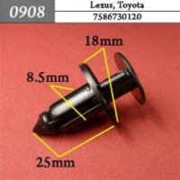 0908 Автокрепеж для Lexus, Toyota