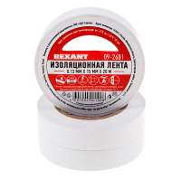 Изолента Rexant 15мм*20м белая