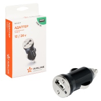Автомобильное зарядное устройство Airline 1хUSB 1А 12/24В ACH-1U-11