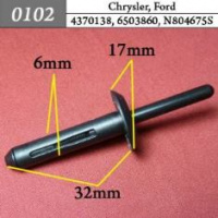 0102 Автокрепеж для Chrysler, Ford