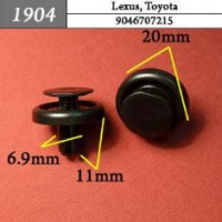 1904 Автокрепеж для Lexus, Toyota