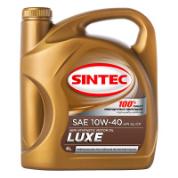 Моторное масло Sintec Luxe SAE 10W40 API SL/CF полусинтетическое 4л 801943