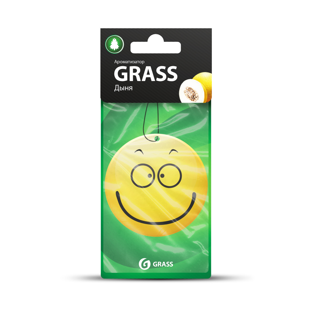 Ароматизатор Grass Smile картонный Дыня ST0399 в 12 Вольт | 53001