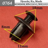 0764 Автокрепеж для Hyundai, Kia, Mazda