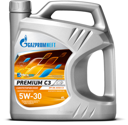 Моторное масло Gazpromneft Premium C3 5w-30 4л