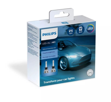 Светодиодная лампа Philips H1 12В/24В 6500K X2 11258UE2X2