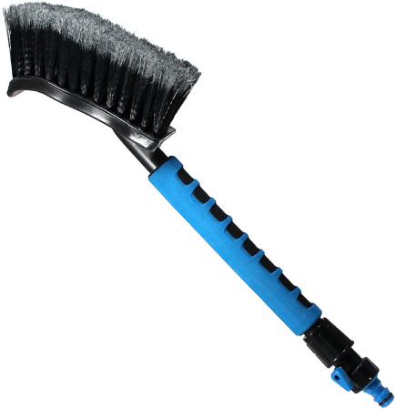 Щетка для мытья Black&Blue BB-536, проточная, ручка с запорным краном, 45см