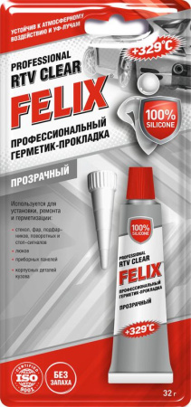 Герметик-прокладка профессиональный Felix 32гр (черный)