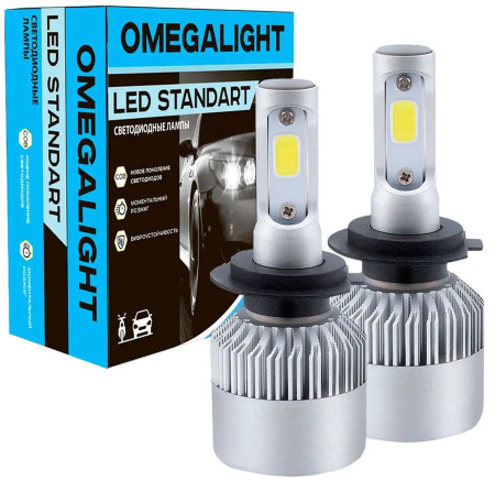 Светодиодная лампа OmegaLight Standart H7 2400lm OLLEDH7ST-1