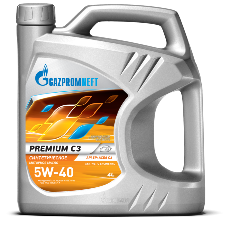 Моторное масло Gazpromneft Premium C3 5w-40 4л, 253142233